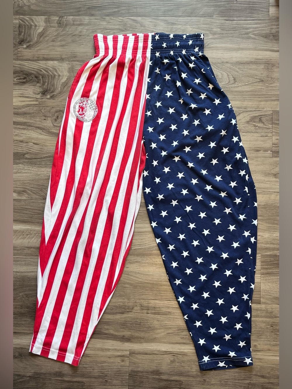 Vtg American Flag Men’s Muscle Pants Pro Performance Body Building Wear 28x30